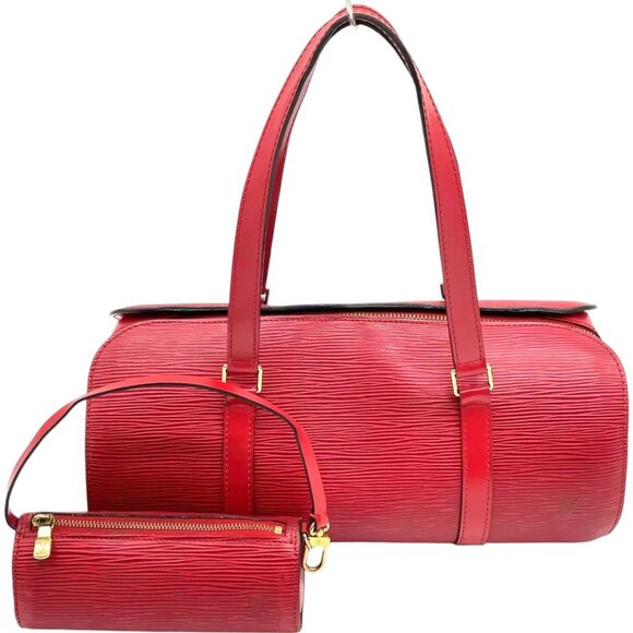 862434AR (S6) Louis Vuitton Shoulder Bag Red Epi Leather - Picture 1 of 14
